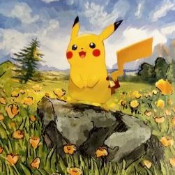 Pokemon Artist, custom Card , altered card 
Instagram: https://t.co/qUcm0opi9D