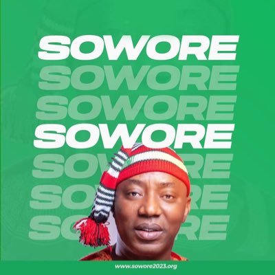 I support sowore only 🕊️