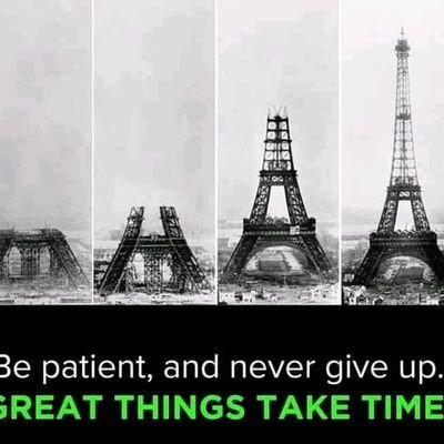 PATIENCE IS THE KEY OF SUCCESS