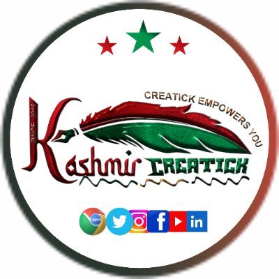 The #Official #Twitter Handle of Kashmir Creatick. all updates  belongs to graphic designer. It Brings Out Fresh Perspective For the Kashmiri & Global Audience.