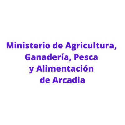 Departamento de Arcadia para las políticas agrícolas, ganaderas y pesqueras, de industria agroalimentaria, desarrollo rural y alimentación.