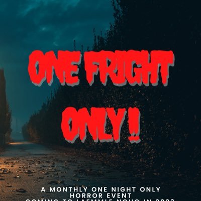 Los Angeles' premiere Monthly #Horror Film Experience! #OneFrightOnly @noho7 #horrorcommunity #indiehorror DM to book your #horror event!