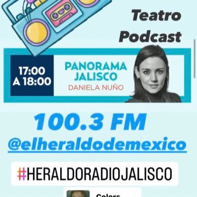 #PanoramaJalisco 🎬 #HeraldoRadioJalisco 🎧🎙 ✍🏻 por Daniela Nuño #Sábados 6:30 PM  100.3FM @heraldoradio_