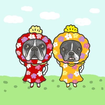 rYkVmmGD5SoEzb1's profile picture. 保護犬のフレブル姉妹と楽しく生活してます