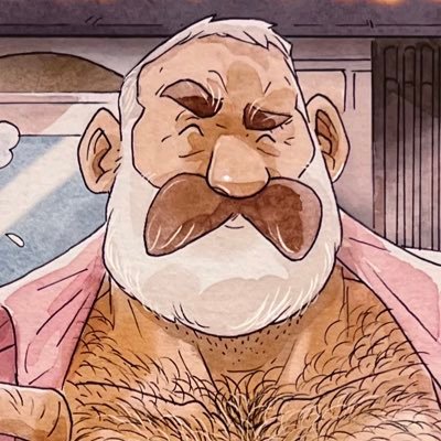 Drawings and watercolors of bears and daddies. For support: https://t.co/PzB90O5vkm
