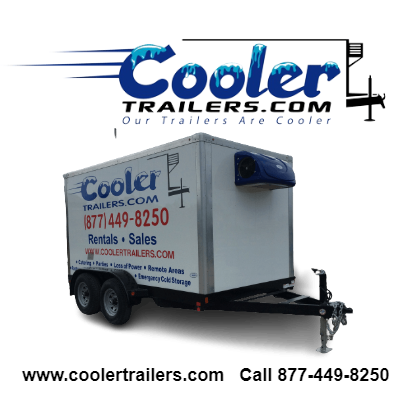 7x16 Small Refrigerated Trailer For Sale