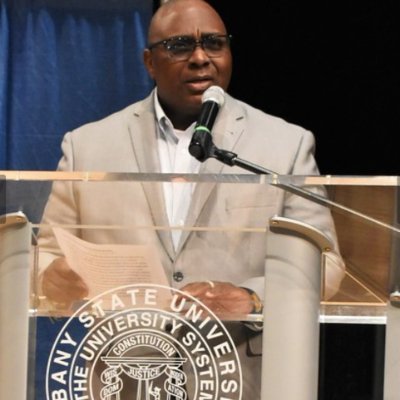 Dr. Terry Lindsay currently serves as Vice President for Student Affairs at Albany State University.