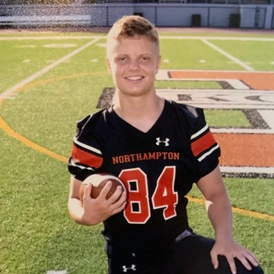 Class of 2024. Northampton Area Highschool. TE/DE |6’3” 225| 4.4 GPA