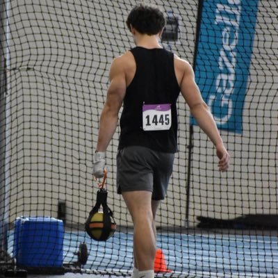 AidenJanowsky's profile picture. Co 2023, 6’ 190 Shot Put:43’6”Discus: 133’6” weight throw: 46’9” (one turn) Bench: 295 Squat:405 clean: 275