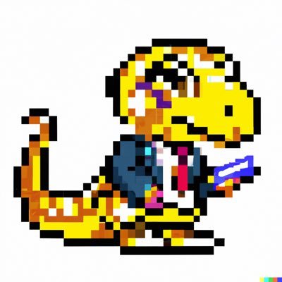 A busy digital business monster doing business