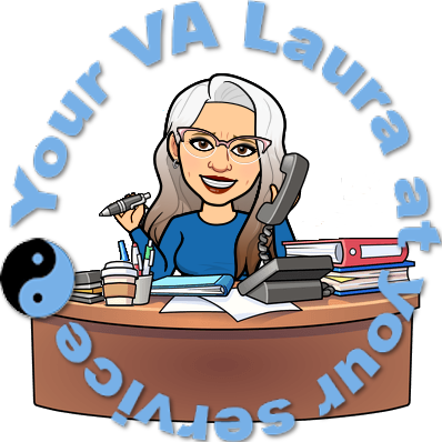 I'm Your VA Laura. I specialize in remote reception and I help businesses and organizations by handling their calls so they can save time and money.