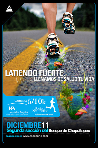 CarreraLatiendo's profile picture. Hospitales Angeles y Boston Scientific te invitan a participar en la:

1ra. Carrera Hospitales Angeles y Boston Scientific 5 y 10k