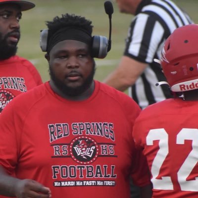 Faith, Family, Football. Coach. Teacher. Mentor. Red Springs High OL Coach. SAU alum
