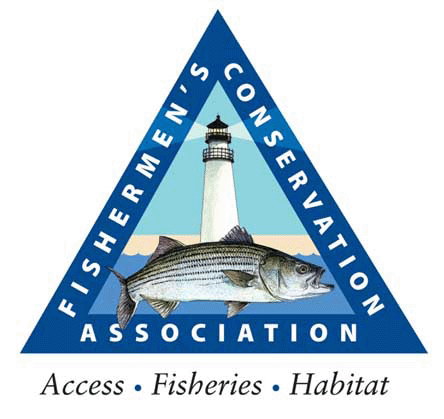 Fishermen's Conservation Association is a 501(c)3 Corp dedicated to the promotion of the conservation Triad - Access, Fisheries and Habitat.