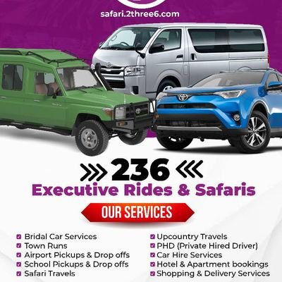 We are your travel 🧳 custodians in Uganda. 
we give all the best to our clients both short and long trips. Our parent 👉👉 @236events @mkanoti (HeadOperations)