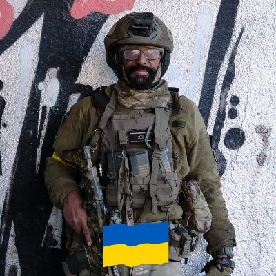 Foreign soldier fighting to free Ukraine from Russian oppression
