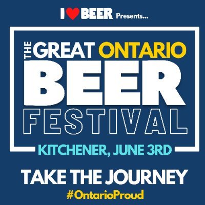 Join us for the 2nd annual Great Ontario Beer Festival on Saturday, June 3rd, 2023 at The Aud  (Centennial Field) in Kitchener.