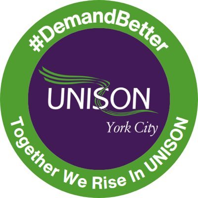 YorkCityUNISON's profile picture. UNISON: Essential cover wherever you work providing public services. join us https://t.co/Bp7Ygl0c6s email unison@york.gov.uk. RT's don't imply an endorsement