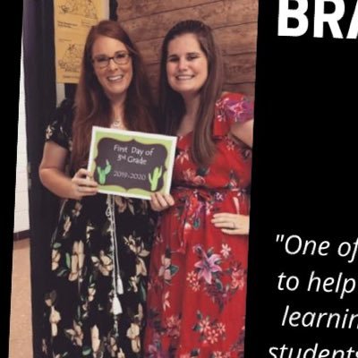 Co-teachers M.Brandi Barker and Kristin Finck #BigRoomBigGoals #BestThirdGradersInTheDistrict #LetLearnersLead #BestFourthGradersInTheDistrict