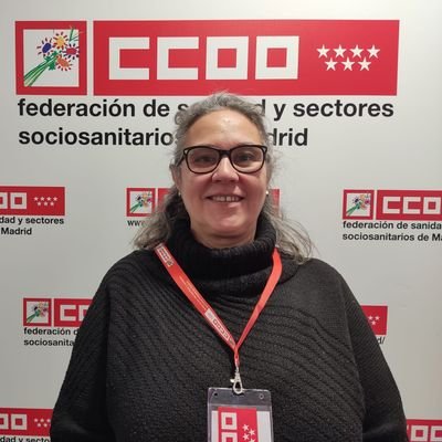 Delegada de PRL HUGV
Secretaria de Salud Laboral y Medio Ambiente 
Sectores Sanitarios y Sociosanitarios de CCOO Madrid @CCOOSanidadMad
