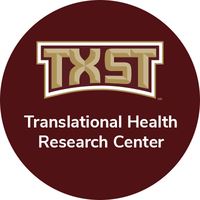 Official account of the Translational Health Research Center at Texas State University. Leading TXST health+resilience research. #THRCtxst #HEALTHresilience