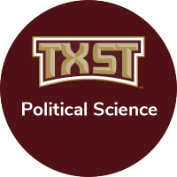 TXST Department of Political Science (@txstpolisci) 's Twitter Profile Photo TXST Department of Political Science (@txstpolisci) 's Twitter Profile Photo