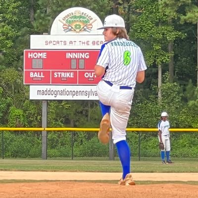 jfredericks2024's profile picture. POLYTECH High School C/O 24’ | P/2B | 5’10 160 lbs | 4.0 GPA | josh.fredericks06@gmail.com