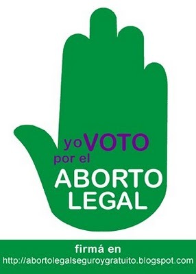 Campaña ciberactivista independiente en favor de la aprobación del proyecto de ley por la Despenalización del Aborto en Argentina. Ideada por @redmujeres/Sumate