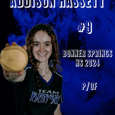 Team Kansas 18U Elite sb #09 | BSHS Var sb #9 | Bonner Springs ‘24 | 4.0 GPA. addisonhassett09@gmail.com Avila Commit