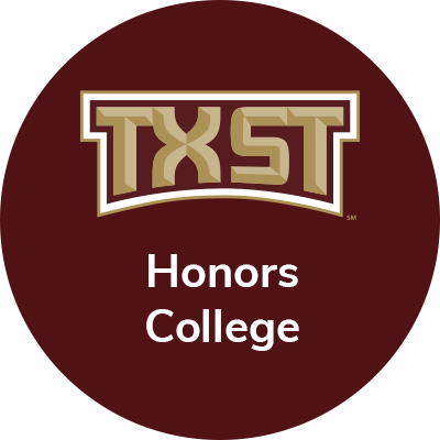 Official Twitter account for the Honors College at Texas State University.  Lampasas Hall | M-F 8am-5pm