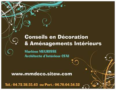 Conseils en Décoration & Aménagements Intérieurs

Architecte d'intérieur capacitaire CFAI, diplômée de l'ESAIL (BAC+5)