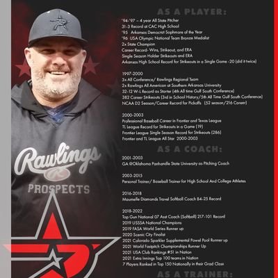 Director of Player Development at Arkansas Prospects Baseball Academy