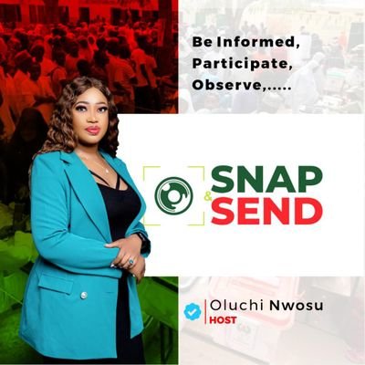 Voter Education, Incident Reporting, and  Live updates on Electoral Process. 
' Snap And Send '📸...Participate! Observe! Report! 💡