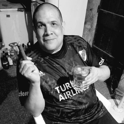 hincha de River, trabajador de seguridad privada