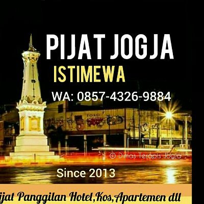 Mnerima Pijat Panggilan Area Jogja & Sekitarnya. 
Pemijatan Telaten & 𝗕𝗲𝗿𝗽𝗲𝗻𝗴𝗮𝗹𝗮𝗺𝗮𝗻 ★★★★★
Reservasi 𝗪𝗔: 𝟬𝟴𝟱𝟳-𝟰𝟯𝟮𝟲-𝟵𝟴𝟴𝟰 #JOGJA 👍 👍