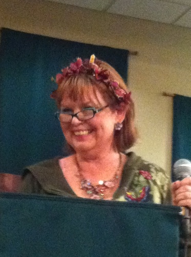 I am a Faeriologist.   I research Faeries and the like.  I give talks, and read Faerie Divination cards for my clients as well as hosting faerie tee parties.