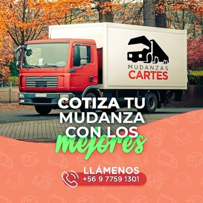 Mudanzas cartes
Hacemos todo tipo de mudanzas em todo chile

llamar al 977591301