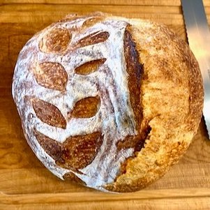 Baked sourdough boules, pizza & other specialities