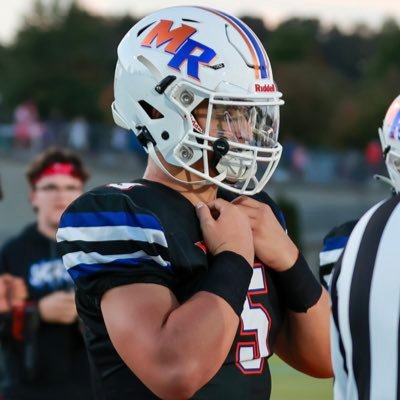 Follower of Christ|Marvin Ridge High School|Class of 2024 Dual Threat Quarterback |6’| 200 Ibs|4.0 GPA| 4.56(laser) 40 time|Phone: 980-313-0434|