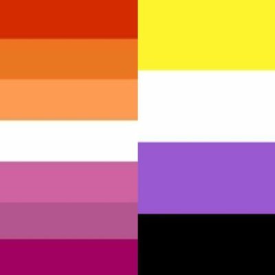 Non-binary lesbian
I prefer They/Them pronouns, so please respect that.
Don't mind the