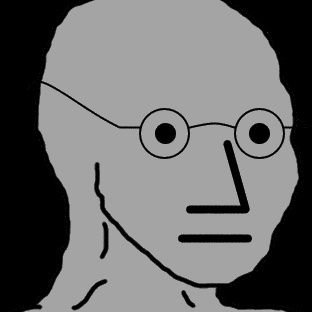 tradlibtard's profile picture. NPC with flawed code.