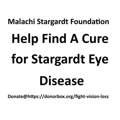 Fighting vision loss and Fighting for a cure of Stargardt eye disease