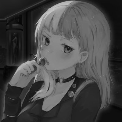 Anime Beauty In Black And - Anime Profile Picture Black And White (@pfp)