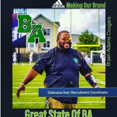 Defensive Line Coach |Recruiting Coordinator| Asst. Track Coach | Bryan Adams High School | University of Southern Miss Alum |  Alpha Phi Alpha Fraternity INC.