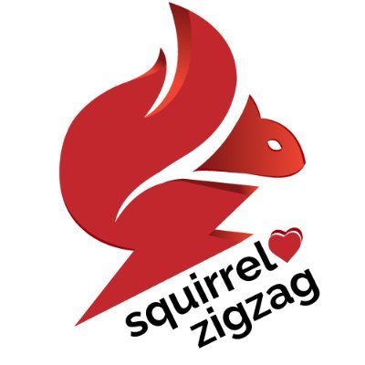 Squirrel Lover Zigzag