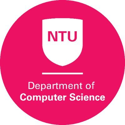 Welcome to the Department of Computer Science at NTU Twitter where we share upcoming events as well as news from our students and staff.