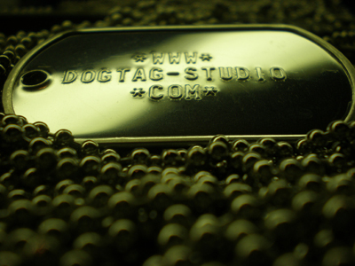 We are offering original stainless steel dogtags that are manufactured in the United States.