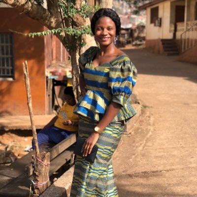 She’s a prominent lady of substance. Born and raised in a Christian home. Studied Economics at the Fourah Bay College University of Sierra Leone.