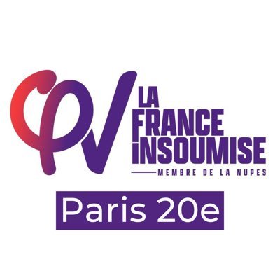 Compte de la France insoumise du 20e arrondissement de Paris. ✊✌️