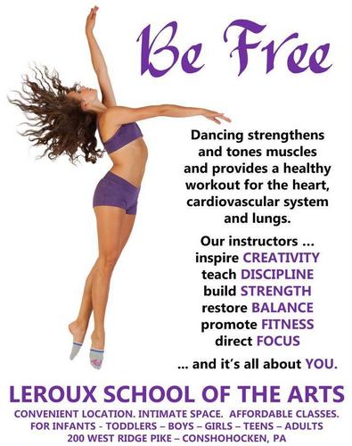 lerouxarts's profile picture. A Dance, Arts, and Fitness School located in the HEART of Conshohocken, PA